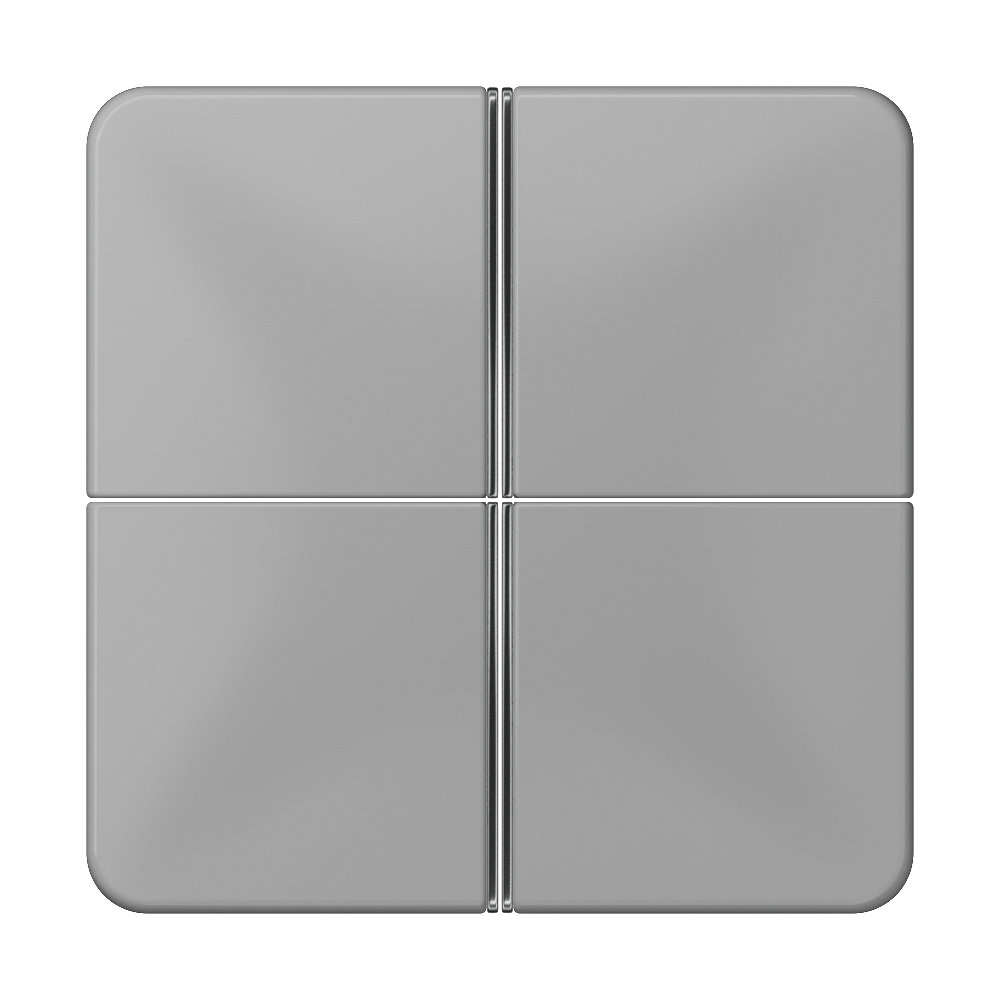 JUNG Taste_4t Schalter gr glz CD 404 TSA GR