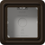 JUNG Gehäuse AP 1f Kst br glz AP-Geh CD / CD 500 Aufputz CD 581 A BR