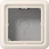 JUNG Gehäuse AP 1f Kst ws glz AP-Geh CD / CD 500 Aufputz CD 581 A W
