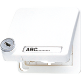 JUNG Einbaurahmen 1f aws glz BSF Klappd CD 590 BFSLNAKL WW Kst f.GEB-K