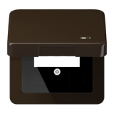 JUNG Klappdeckel br CD 590 KL USB BR