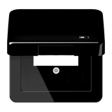 JUNG Klappdeckel sw CD 590 KL USB SW