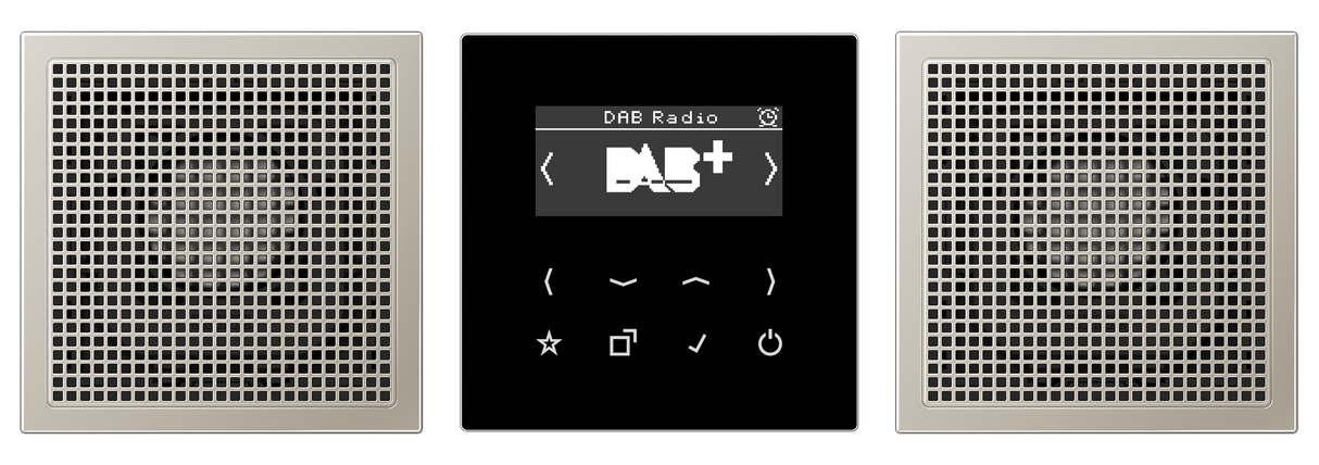 JUNG Radio RDS edst digi 1Weck 16speich LS DAB ES2 m.NT UKW-Empfänger