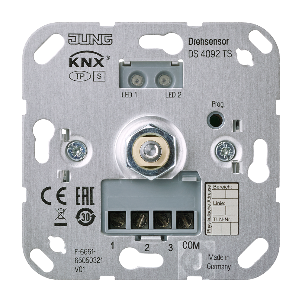 JUNG Bedienelement KNX Metall UP DS 4092 TS