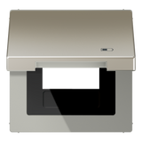 JUNG Klappdeckel alu LS ES 2990 KL USB