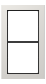 JUNG Einbaurahmen 2f lgr glz Kst f.GEB-K LS / FLAT DESIGN FD 982 LG