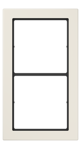 JUNG Einbaurahmen 2f ws glz Kst f.GEB-K LS / FLAT DESIGN FD 982 W