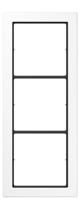 JUNG Einbaurahmen 3f aws glz Kst f.GEB-K LS / FLAT DESIGN FD 983 WW