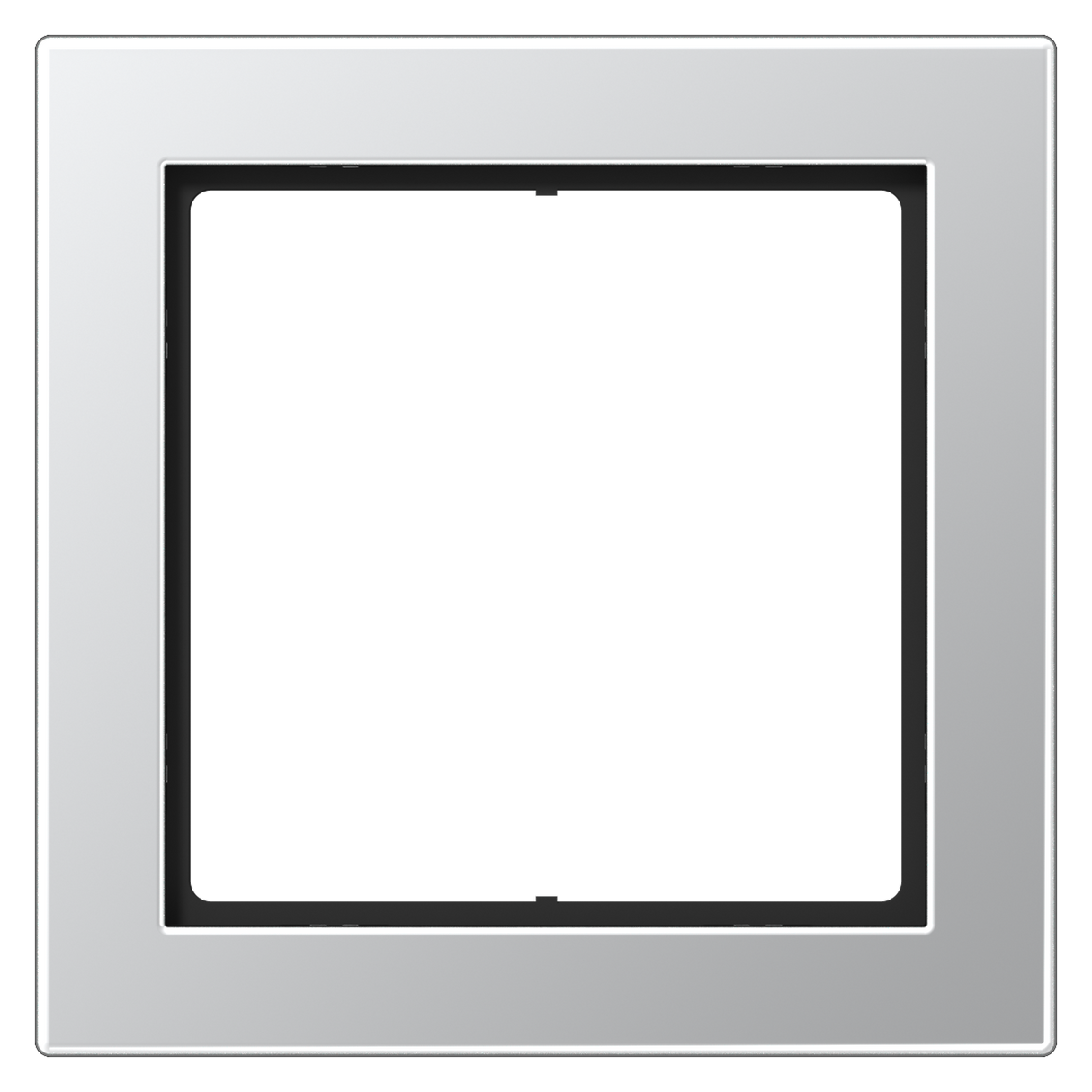 JUNG Einbaurahmen 1f alu mt Metall LS / FLAT DESIGN FDAL 2981