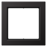 JUNG Einbaurahmen 1f alu Metall LS / FLAT DESIGN FDAL 2981 D
