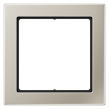 JUNG Einbaurahmen 1f edst mt Metall LS / FLAT DESIGN FDES 2981 f.GEB-K