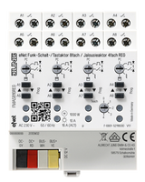 JUNG Schaltaktor Funkb REG 4TE 4f 16A eNet FM AS 816 REG 2300W 230V