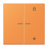 JUNG Bedienelement 2f or_cla m.Abd glz FM LC 1701 225 f.Dimmeins f.Schalteins