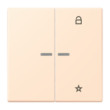 JUNG Bedienelement 2f ter_sie_pal m.Abd FM LC 1701 238 f.Dimmeins f.Schalteins