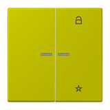 JUNG Bedienelement 2f ver_oli_vif m.Abd FM LC 1701 249 f.Dimmeins f.Schalteins