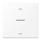 JUNG Bedienelement 1f schn-ws m.Abd glz LS FM 1700 P WWM f.Dimmeins LED