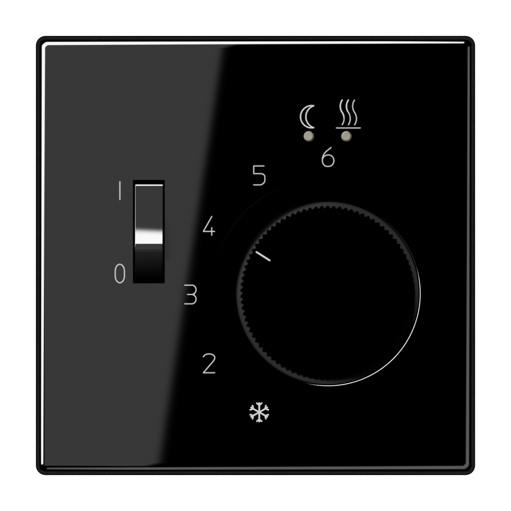 JUNG Raumthermostat 230V 10A Schließer LS FTR 231 SW IP30 Sensor extern