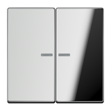 JUNG Wippe Serien Schalter chr glz LS GCR 102 KO5 f.Bussystem