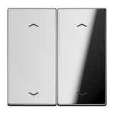 JUNG Wippe_2t Jalousie chr glz LS GCR 102 P Pfeile f.Bussystem