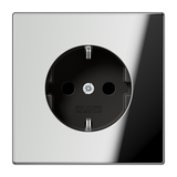 JUNG Steckdose 1f chr glz UP m.BS IP20 LS GCR 1520 KI vert