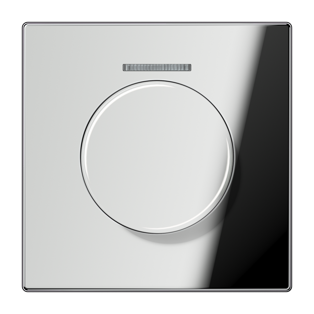 JUNG Drehknopf Symbol Dimmer chr glz LS GCR 1940 KO5