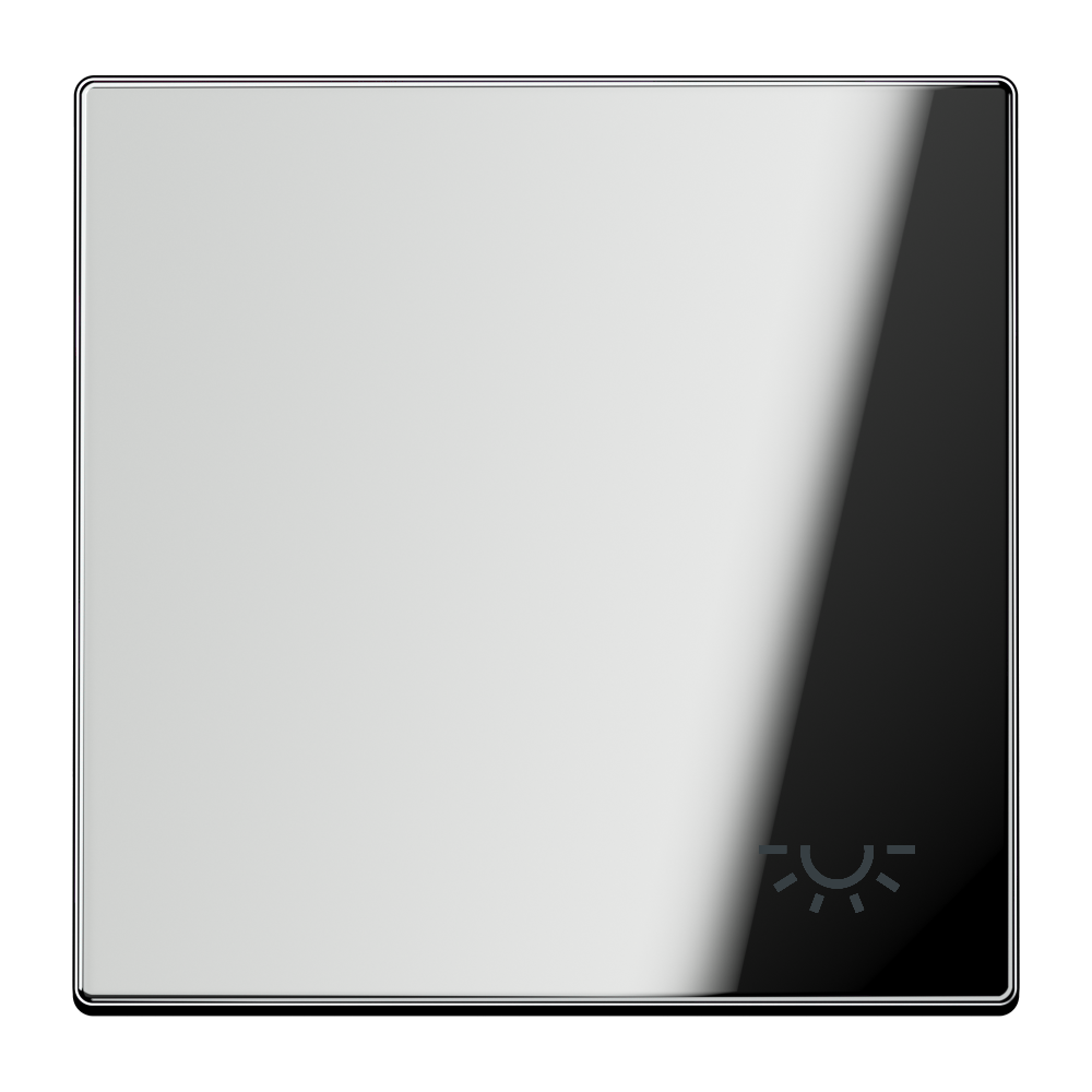 JUNG Wippe Schalter chr glz Licht LS GCR 2990 L