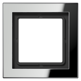 JUNG Einbaurahmen 1f chr glz Metall LS / LS-DESIGN GCRD 2981 f.GEB-K