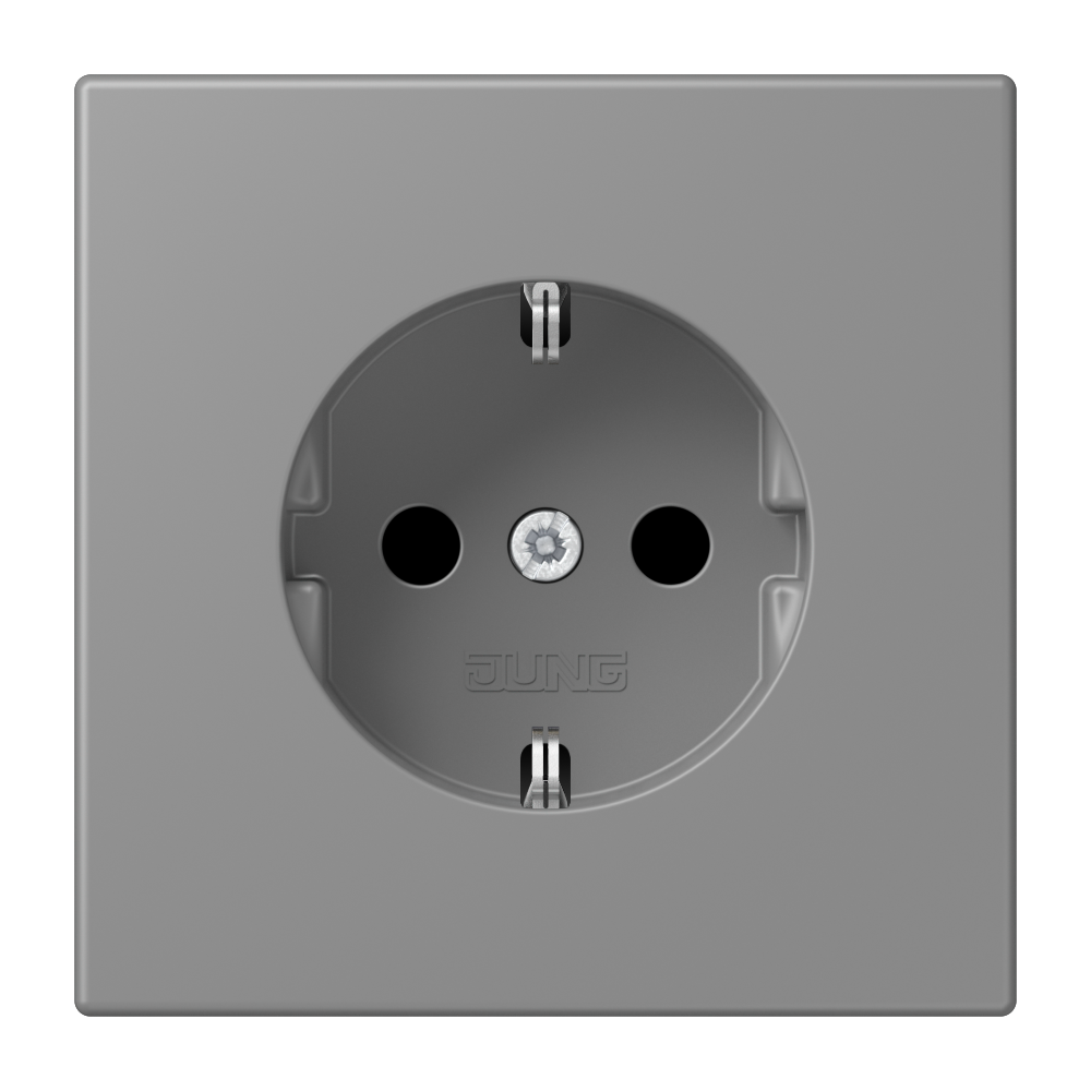 JUNG Steckdose 1f gri_31 mt UP IP20 vert LC 1520 203