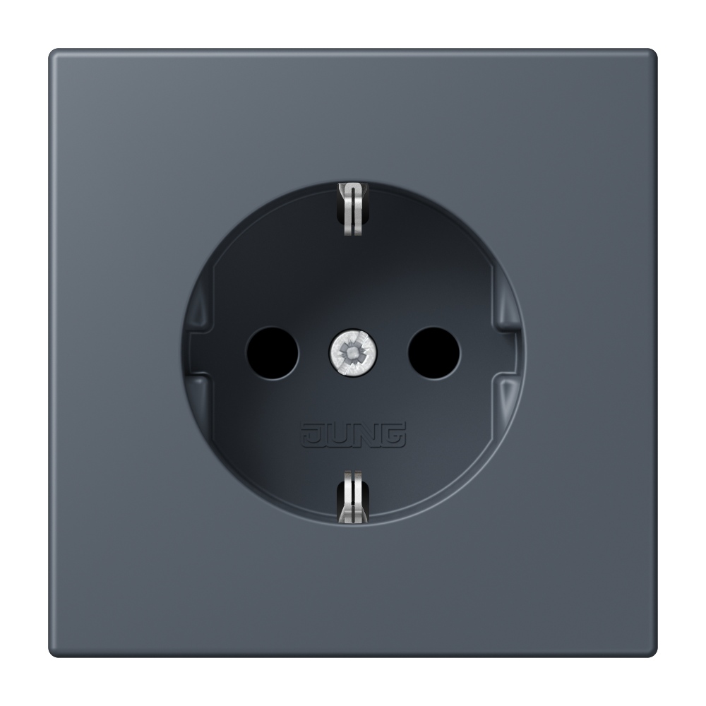 JUNG Steckdose 1f gri_fon_59 mt UP IP20 LC 1520 262 vert