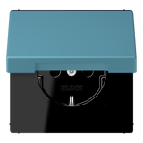JUNG Steckdose 1f cer_vif UP Klappd IP20 LC 1520 BFKL 212 vert