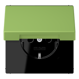 JUNG Steckdose 1f ver_31 UP Klappd IP20 LC 1520 BFKL 220 vert