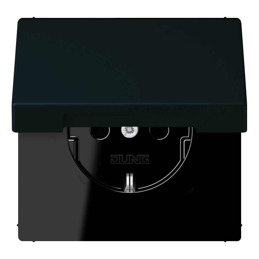 JUNG Steckdose 1f noi_d'i UP Klappd IP20 LC 1520 BFKL 248 vert