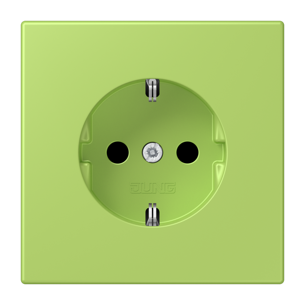 JUNG Steckdose 1f ver_cla mt UP m.BS LC 1520 KI 221 IP20 vert