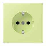 JUNG Steckdose 1f ver_jau_cla mt UP m.BS LC 1520 KI 222 IP20 vert