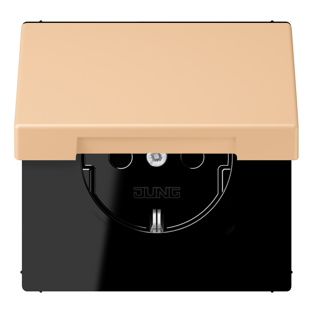JUNG Steckdose 1f ter_sie_31 UP Klappd LC 1520 NBFKL 237 IP20 vert