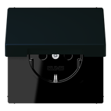JUNG Steckdose 1f noi_d'i UP Klappd IP20 LC 1520 NBFKL 248 vert