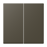 JUNG Bedienelement 2f omb_bru_cla m.Abd LC 1702 241 f.Dimmeins f.Schalteins mt