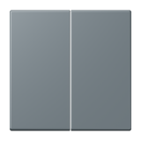 JUNG Bedienelement 2f gri_59 m.Abd mt LC 1702 251 f.Dimmeins f.Schalteins
