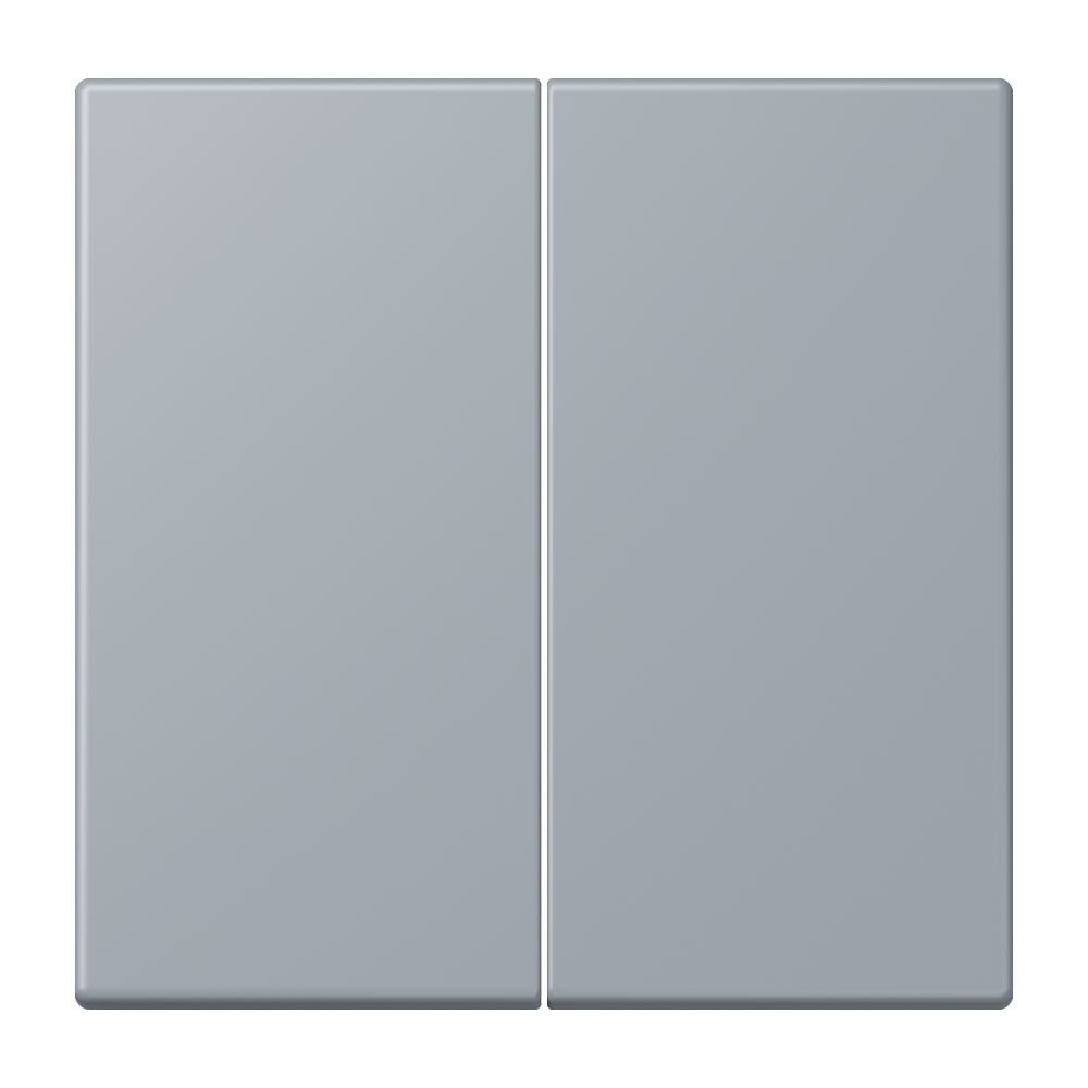 JUNG Bedienelement 2f gri_cla_59 m.Abd LC 1702 257 f.Dimmeins f.Schalteins mt