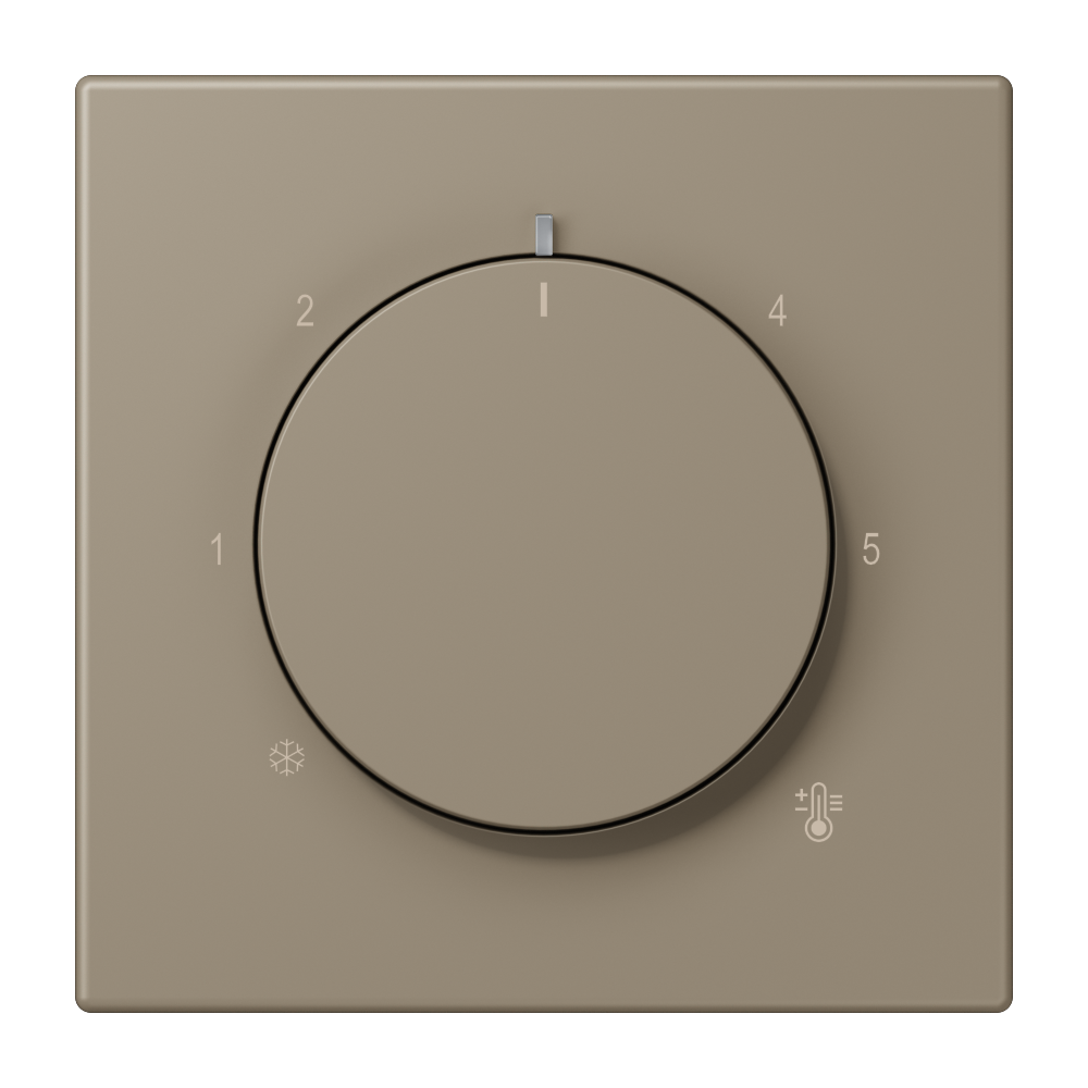 JUNG Abdeckung Thermostat omb_nat_moy mt LC 1749 BF 242