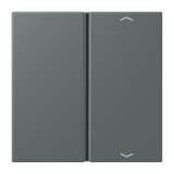 JUNG Wippe 1t Schalter gri_fon_31 glz LC 401 TSAP 202 Pfeile f.Bussystem