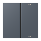JUNG Wippe 1t Schalter gri_fon_59 glz LC 401 TSAP 262 Pfeile f.Bussystem