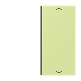 JUNG Wippe 1t Schalter ver_jau_cla glz LC 402 TSAP 222 Pfeile f.Bussystem