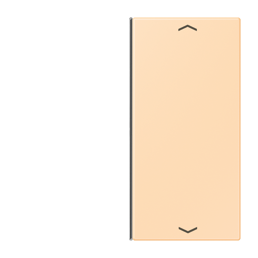 JUNG Wippe 1t Schalter ocre glz Pfeile LC 402 TSAP 223 f.Bussystem