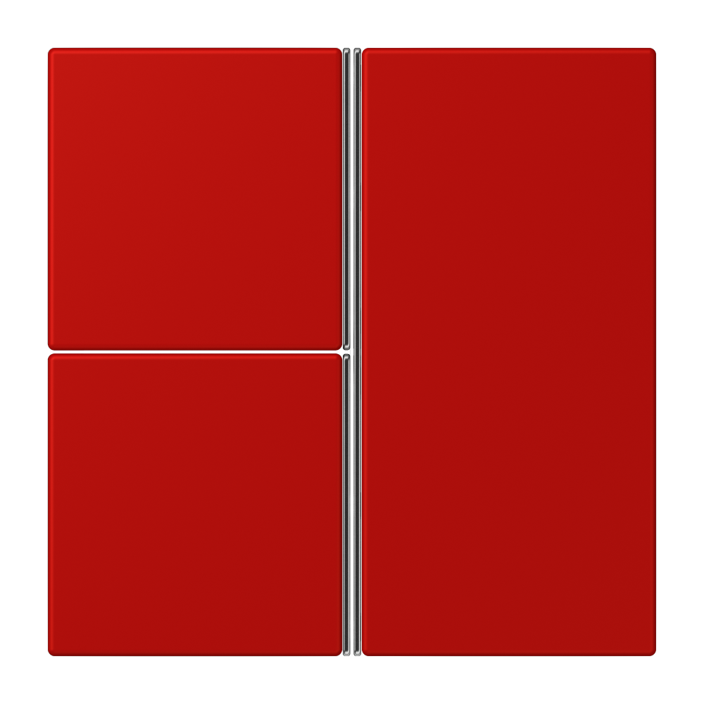 JUNG Taste 3t Schalter rt mt f.Bussystem LC 403 TSA 227