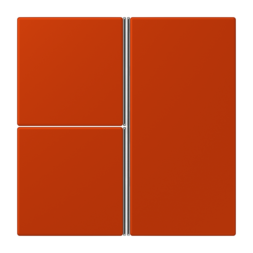 JUNG Taste 3t Schalter rt mt f.Bussystem LC 403 TSA 244