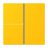 JUNG Taste 3t Schalter le _jau_vif mt LC 403 TSA 263 f.Bussystem