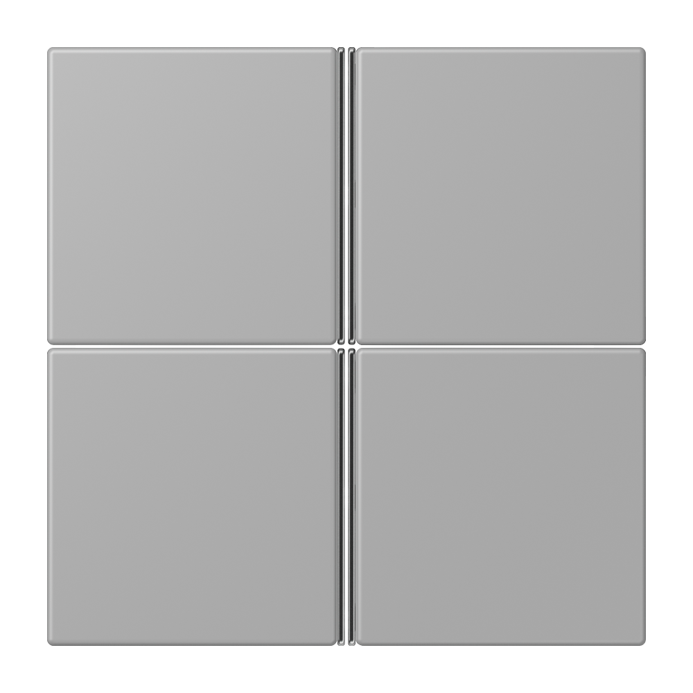 JUNG Taste_4t Schalter gri_moy mt LC 404 TSA 204 f.Bussystem