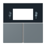 JUNG Taste 3t Schalter gri_59 mt LC 4093 TSA 251 f.Bussystem