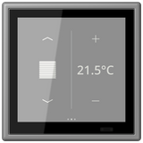 JUNG Bedienelement KNX Kst gri_31 UP LC 459 D 1S 203 6Bet man.SollwVerst